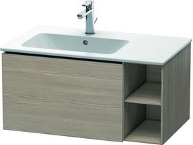 Duravit Waschtischunterbau L-CUBE 400x820x481mm, Becken links pine silver