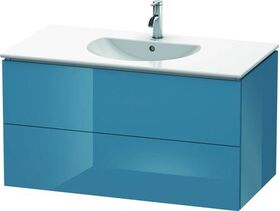 Duravit Waschtischunterbau L-CUBE 534x1020x550mm stone blue hochglanz