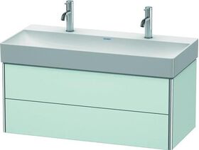 Duravit Waschtischunterbau XSQUARE 397x984x460mm lichtblau matt