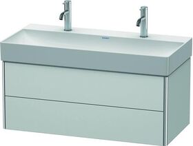 Duravit Waschtischunterbau XSQUARE 397x984x460mm weiß seidenmatt