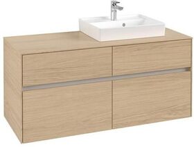 V&B Waschtischunterschrank COLLARO 120x54,8x50cm WT re Nordic Oak