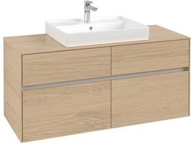 V&B Waschtischunterschrank COLLARO 120x54,8x50cm WT mttg Nordic Oak