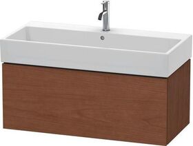 Duravit Waschtischunterbau L-CUBE 394x984x459mm amerikanisch nussbaum