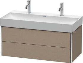 Duravit Waschtischunterbau XSQUARE 397x984x460mm leinen