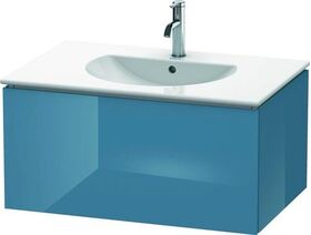 Duravit Waschtischunterbau L-CUBE 534x820x400mm stone blue hochglanz