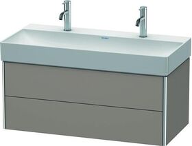 Duravit Waschtischunterbau XSQUARE 397x984x460mm basalt matt