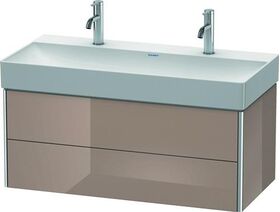 Duravit Waschtischunterbau XSQUARE 397x984x460mm cappuccino hochglanz