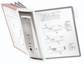 DURABLE Sichttafelständer SHERPA wall module 10 562110 101x326mm gr