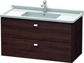 Duravit Waschtischunterbau BRIOSO Griffe chr 563x1020x469mm Kast. dunkel