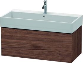 Duravit Waschtischunterbau L-CUBE 394x984x459mm nussbaum dunkel