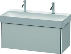 Duravit Waschtischunterbau XSQUARE 397x984x460mm nordic weiß seidenmatt