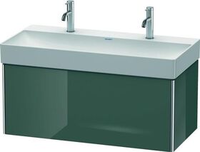 Duravit Waschtischunterbau XSQUARE 397x984x460mm dolomiti grey hochglanz