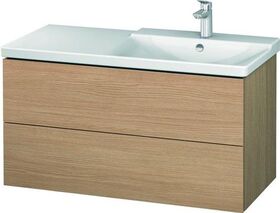 Duravit Waschtischunterbau L-CUBE 1020x481x555mm europäische eiche