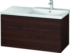 Duravit Waschtischunterbau L-CUBE 1020x481x555mm nussbaum gebürstet