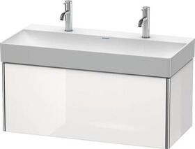 Duravit Waschtischunterbau XSQUARE 984x397x460mm 1 Ausz. we hgl ES Ah mitte