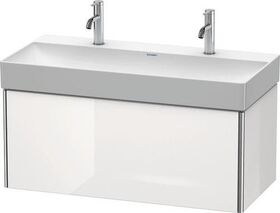 Duravit Waschtischunterbau XSQUARE 984x397x460mm 1 Ausz. we hgl ES Ah mitte