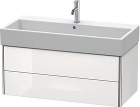 Duravit Waschtischunterbau XSQUARE 984x397x460mm 2 Schubk we sdm ES Ah Mi.