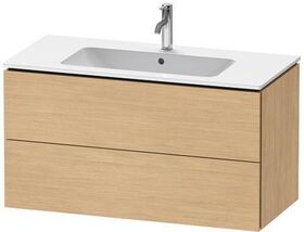 Duravit Waschtischunterbau L-CUBE 1020x481mm 2 Schubk ta s-matt ES Ah Mi.