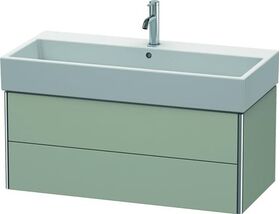 Duravit Waschtischunterbau XSQUARE 397x984x460mm taupe seidenmatt