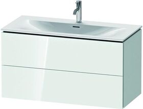 Duravit Waschtischunterbau L-CUBE 550x1020x481mm weiß hochglanz