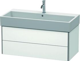 Duravit Waschtischunterbau XSQUARE 397x984x460mm weiß matt