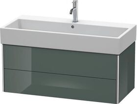 Duravit Waschtischunterbau XSQUARE 397x984x460mm dolomiti grey hochglanz