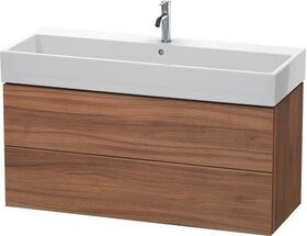 Duravit Waschtischunterbau L-CUBE 544x1184x459mm nussbaum gebürstet