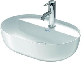 Duravit Aufsatzbecken LUV o ÜL m HLB 500x350mm 1 HL we seidenmatt