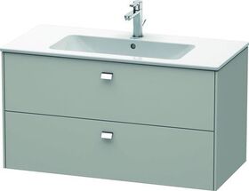 Duravit Waschtischunterbau BRIOSO Griffe chr 553x1020x479mm betongrau matt