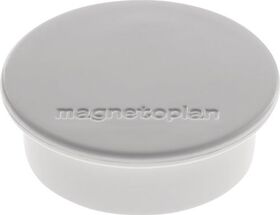 Magnet Premium D.40mm grau MAGNETOPLAN - VPE: 10