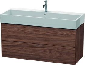 Duravit Waschtischunterbau L-CUBE 544x1184x459mm nussbaum dunkel