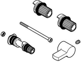 Grohe Mischwelle BAUCOSMOPOLITAN m Hebel IR-Elektr. m Mischung chr