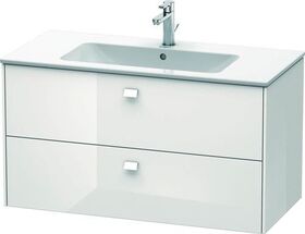 Duravit Waschtischunterbau BRIOSO Griffe Frontfarbe 553x1020x479mm we hgl