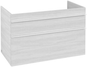 V&B Waschtischunterschrank VENTICELLO 953x590x502mm Griff white White Wood