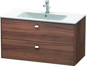 Duravit Waschtischunterbau BRIOSO Griffe chr 553x1020x479mm nussbaum natur