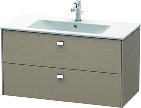 Duravit Waschtischunterbau BRIOSO Griffe chrom 553x1020x479mm leinen