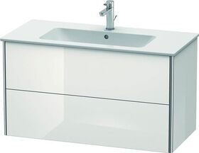 Duravit Waschtischunterbau XSQUARE 560x1010x478mm weiß hochglanz