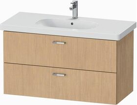 Duravit Waschtischunterbau XBASE 2 Schubkästen 560x1000x458mm eiche natur