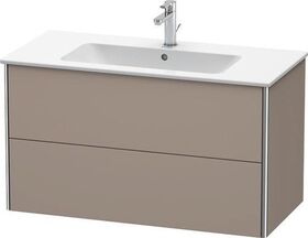 Duravit Waschtischunterbau XSQUARE 560x1010x478mm basalt matt