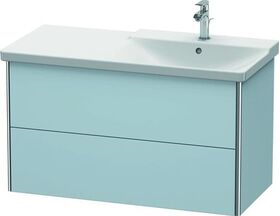 Duravit Waschtischunterbau XSQUARE Be re 565x1010x473mm lichtbl seidenmatt