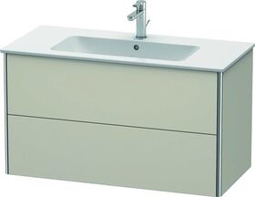 Duravit Waschtischunterbau XSQUARE 560x1010x478mm taupe matt