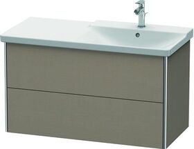 Duravit Waschtischunterbau XSQUARE Becken rechts 565x1010x473mm leinen