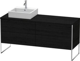 Duravit Waschtischunterbau XSQUARE 1600x400x548mm 4 Au we hgl ES NB rechts