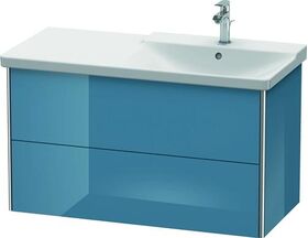 Duravit Waschtischunterbau XSQUARE Be re 565x1010x473mm Sto blue hochglanz