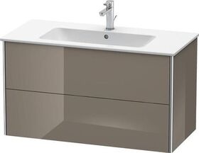 Duravit Waschtischunterbau XSQUARE 560x1010x478mm flannel grey hochglanz