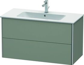 Duravit Waschtischunterbau XSQUARE 560x1010x478mm steingrau seidenmatt