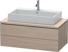 Duravit Konsolenunterschrank L-CUBE 400x1020x547mm dolomiti grey hochglanz