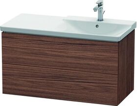 Duravit Waschtischunterbau L-CUBE 1020x481x555mm nussbaum dunkel