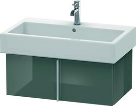 Duravit Waschtischunterbau VERO 431x750x298mm dolomiti grey hochglanz