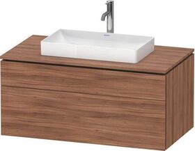 Duravit Waschtischunterbau L-CUBE 1020x482x550mm we hgl ES Nussbaum